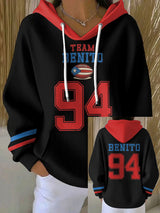 Women's Puerto Rico Print Casual Sweatshirt