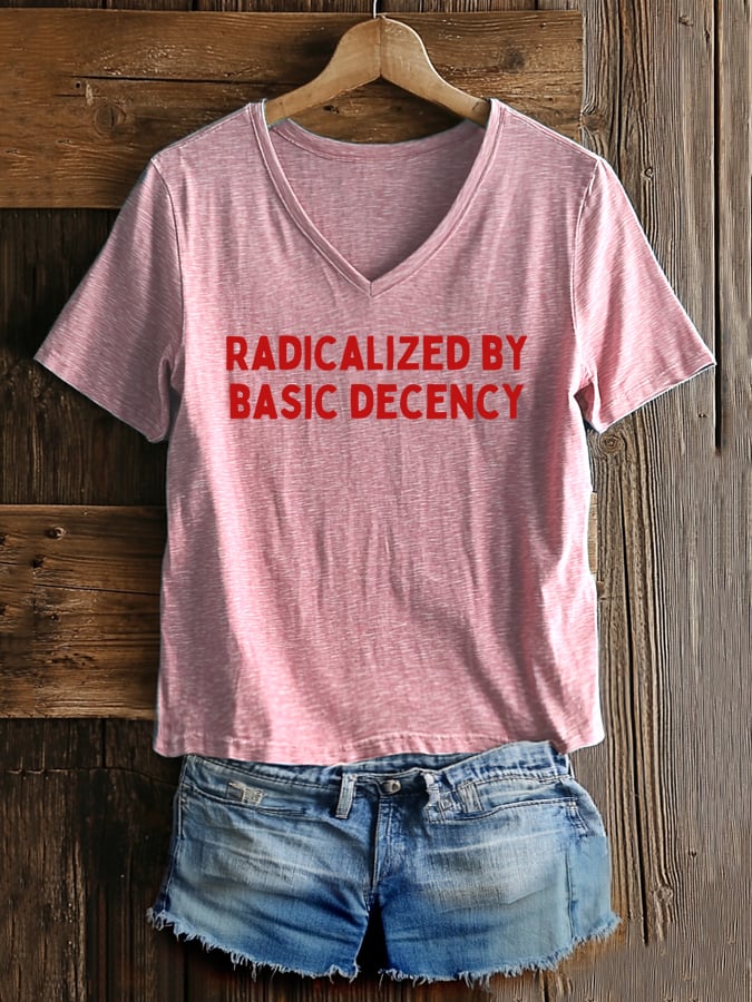 🔥Buy 3 Get 15% Off🔥Women's Casual Social Democracy Printed T-shirt