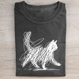 Minimalist Cat T-shirt