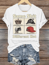 Women's  Same Shit Different Hat FDT Print  T-Shirt