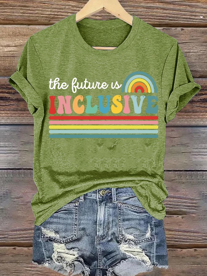 Women's  The Future Is an Inclusive Print T-Shirt