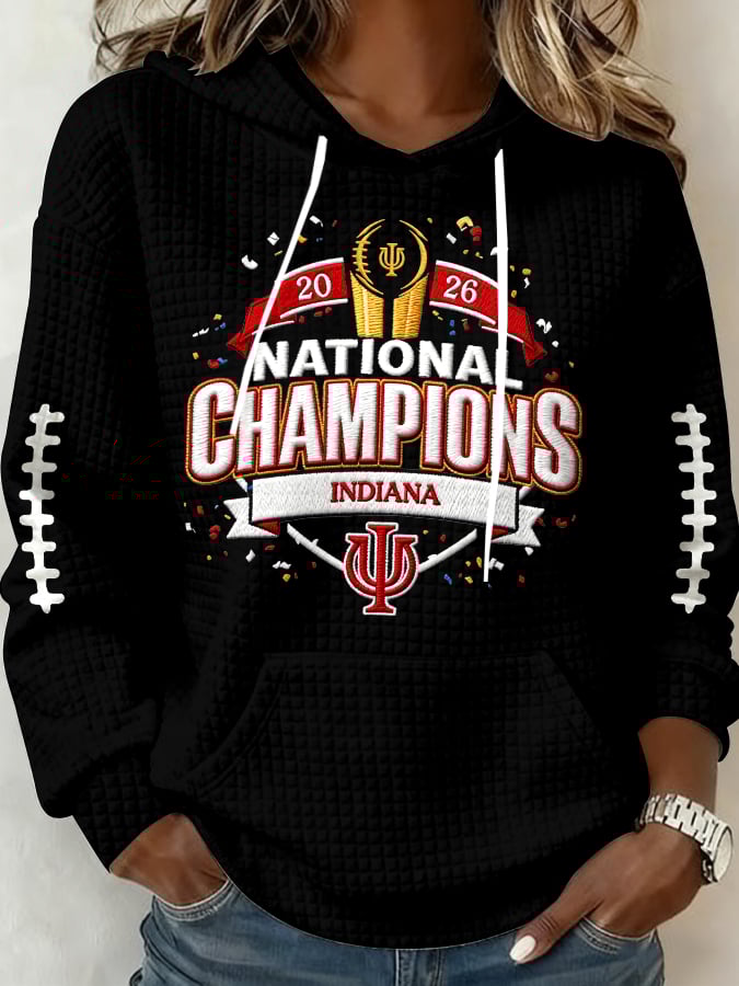 Women's Football Print Casual Sweatshirt