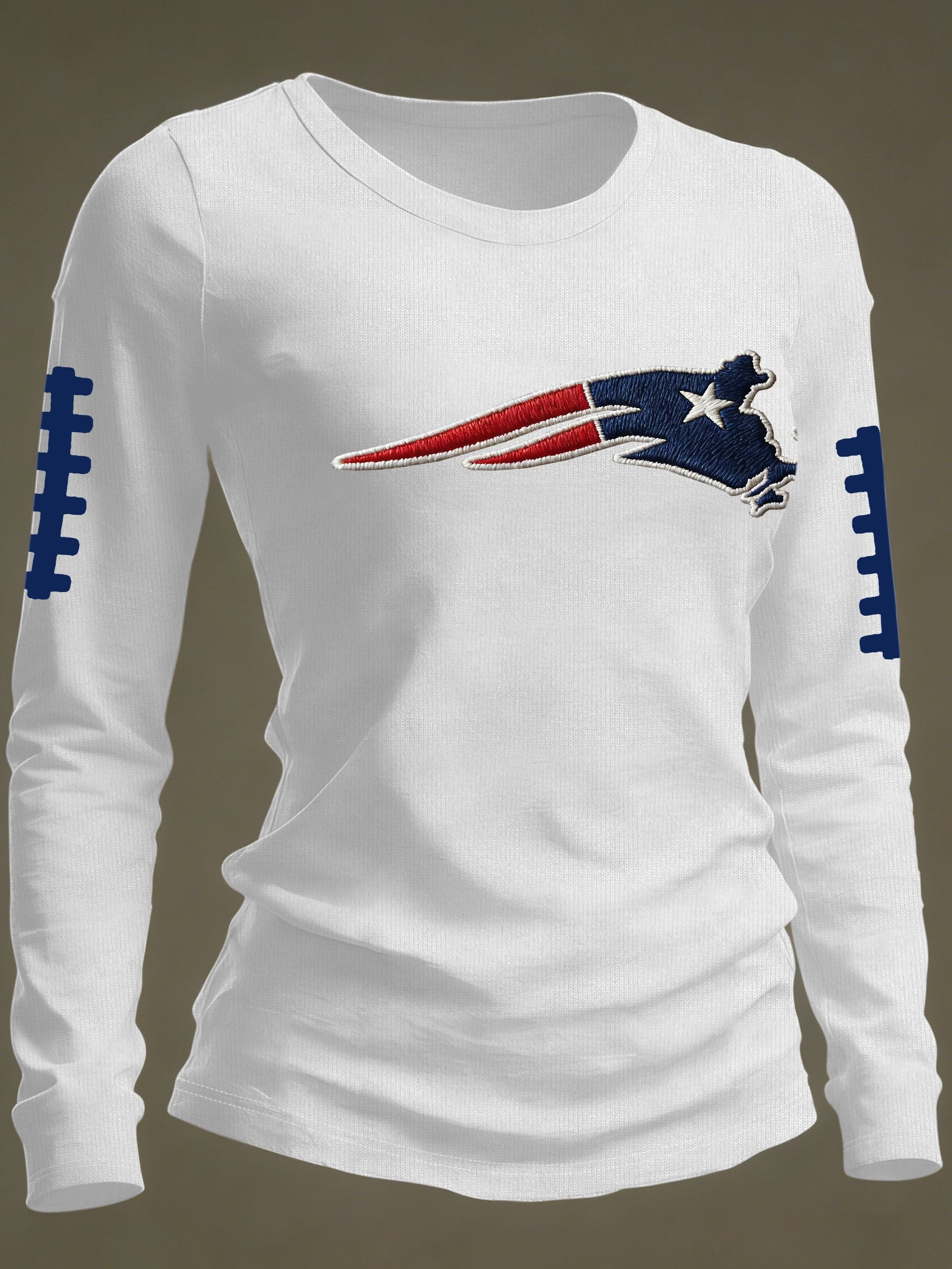 Women's Casual Print Long-Sleeve T-Shirt