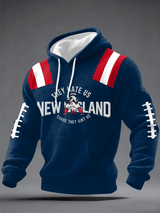 Men's Football Printed Casual Hoodie