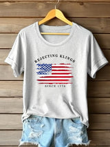 🔥Buy 3 Get 15% Off🔥Women's Casual  Rejecting Kings Printed T-shirt