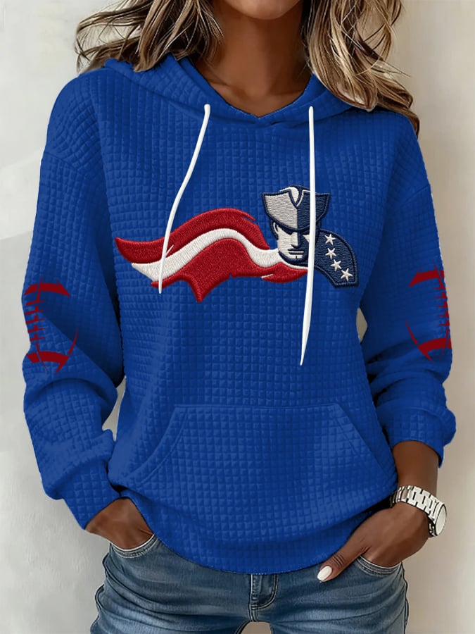 Women's Football Print Casual Sweatshirt