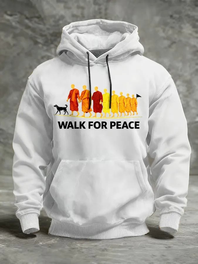 Men's Walk For Peace  Printed Sweatshirt
