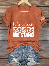 🔥Buy 3 Get 15% Off🔥Women's 50501 We Stand Printed Casual T-shirt