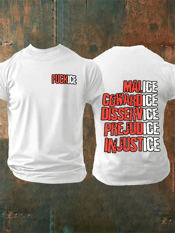 Men's  Justice For Her  Print  T-Shirt