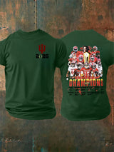 Men's  Football  Print  T-Shirt