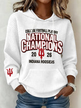Women's Football Print Casual Sweatshirt