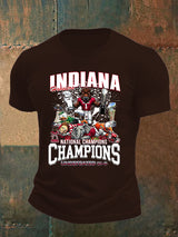 Men's  Football Print  T-Shirt