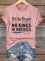 🔥Buy 3 Get 15% Off🔥Women's Fashion Casual American Kingless Print T-Shirt