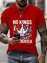 We Serve For The Country Not For The King Print  T-Shirt