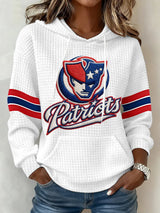 Women's Football Print Casual Sweatshirt
