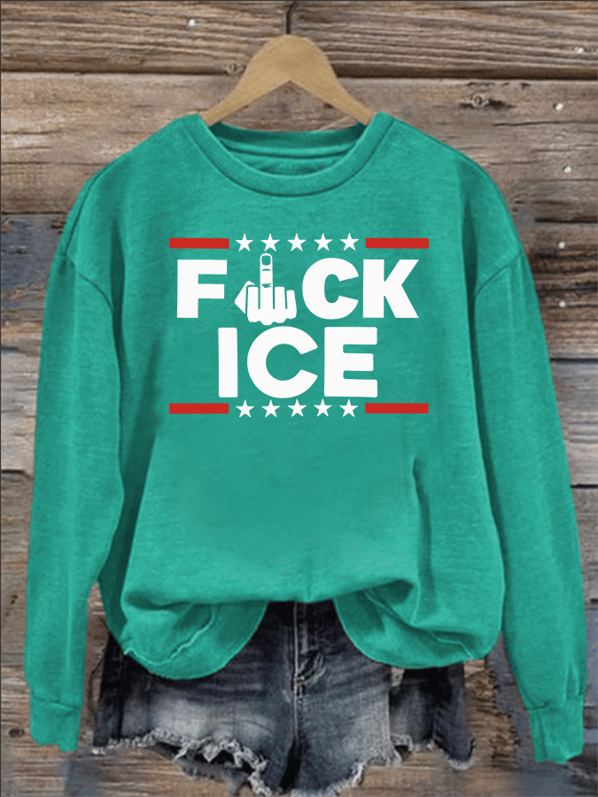 Women's  ICE  Print  Sweater