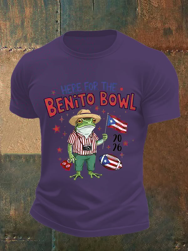 Men's  Benito Bowl Puerto Rico Football T-Shirt