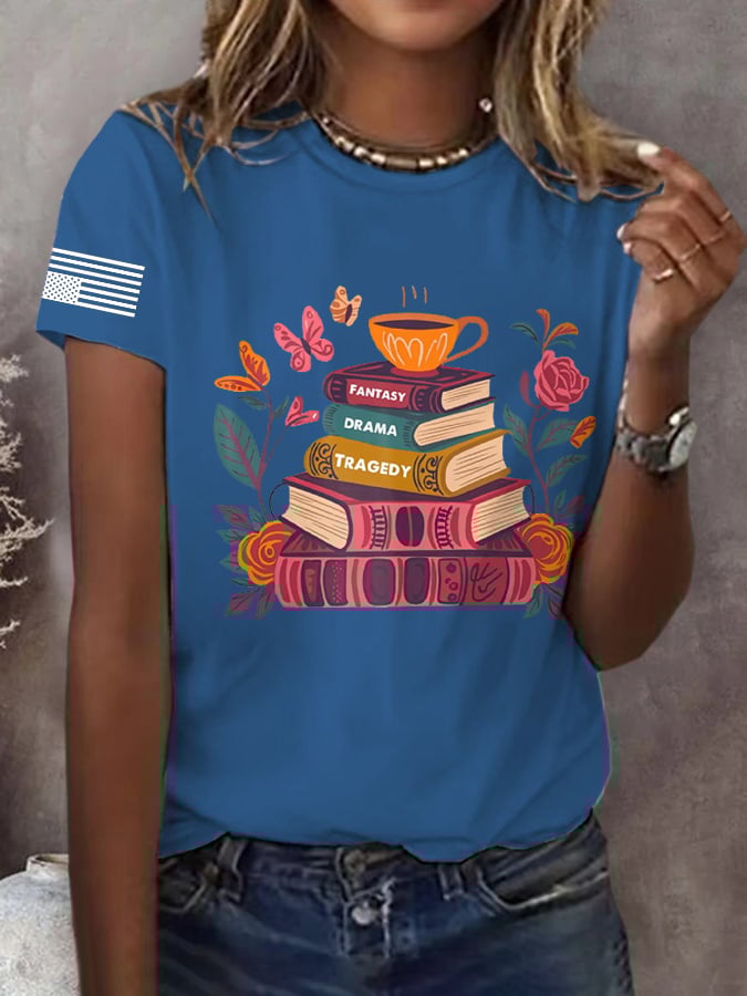 🔥Buy 3 Get 15% Off🔥Retro Fantasy Drama Tragedy Print T-Shirt