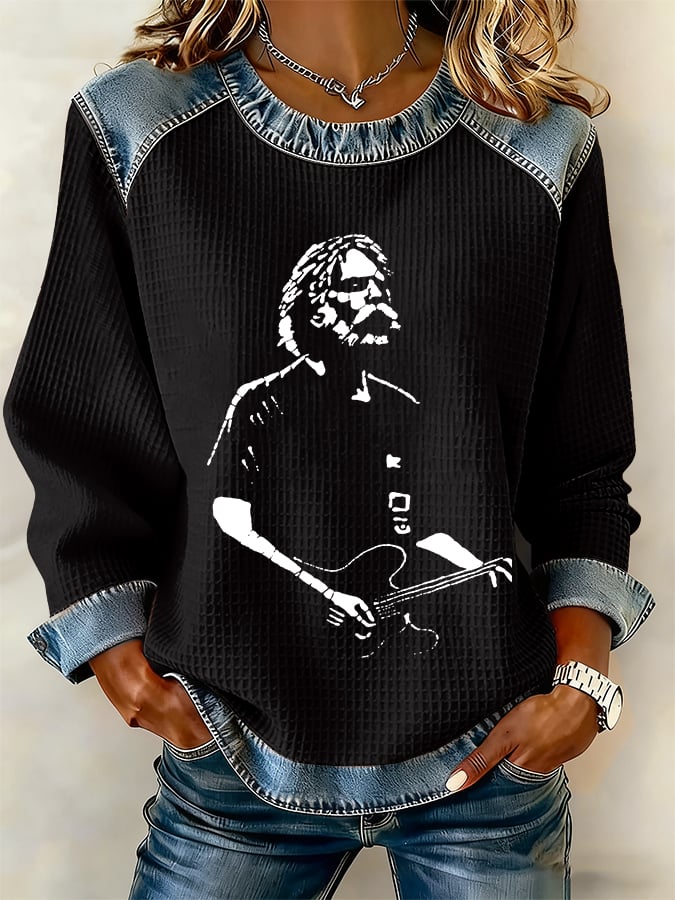 🔥Buy 3 Get 15% Off Women's Retro Print Long-Sleeve Sweatshirt