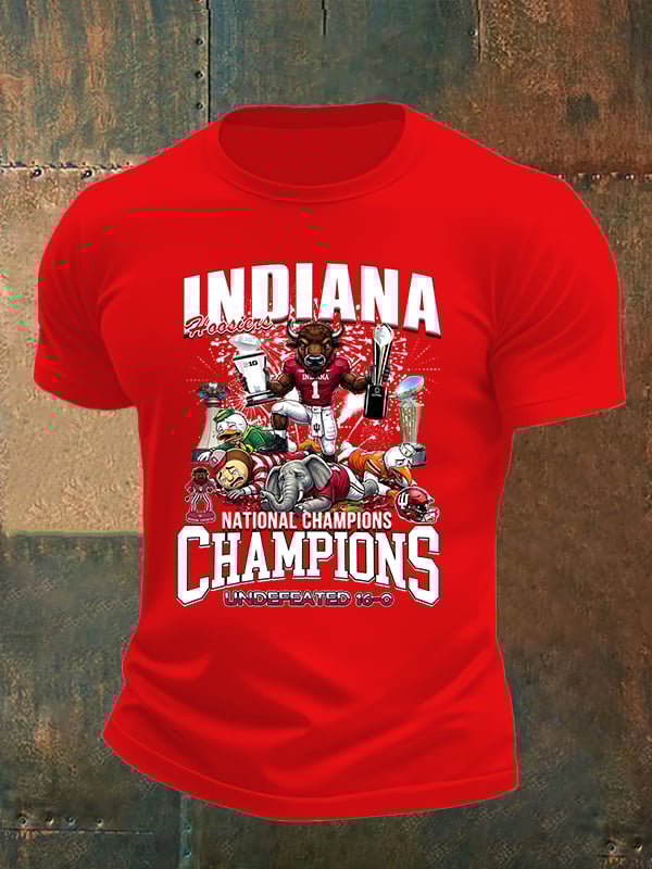 Men's  Football Print  T-Shirt