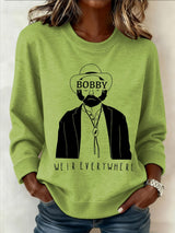 🔥Buy 3 Get 15% Off Women's Weir Everywhere Print Casual Sweatshirt