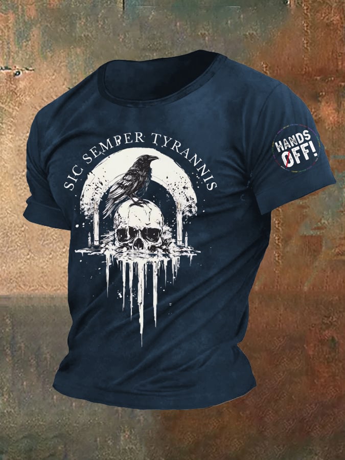 🔥Buy 3 Get 15% Off🔥Men's casual crow T-shirt