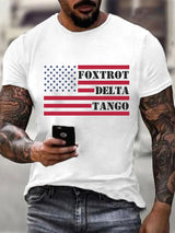 Men's  Print Short Sleeve Casual T-Shirt