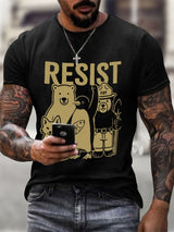 🔥Buy 3 Get 15% Off🔥Men's Penguins Resist Printed Round Neck T-Shirt