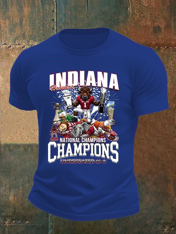 Men's  Football Print  T-Shirt