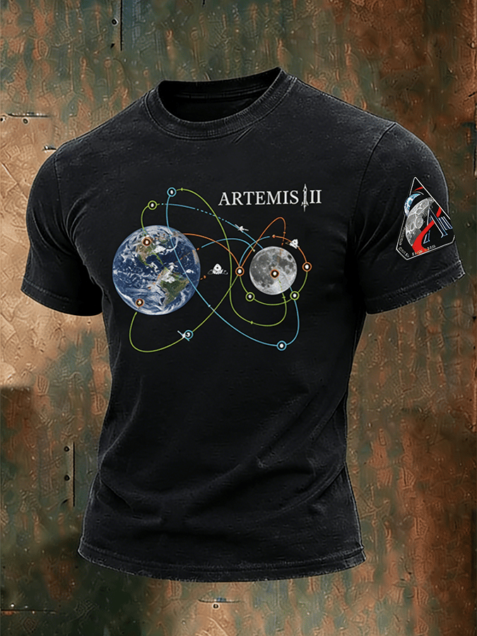 Men's Artemis II Mission Short-Sleeve T-Shirt