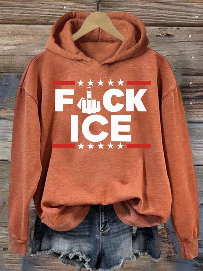 Women's  ICE  Print  Hoodie