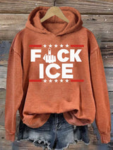 Women's  ICE  Print  Hoodie