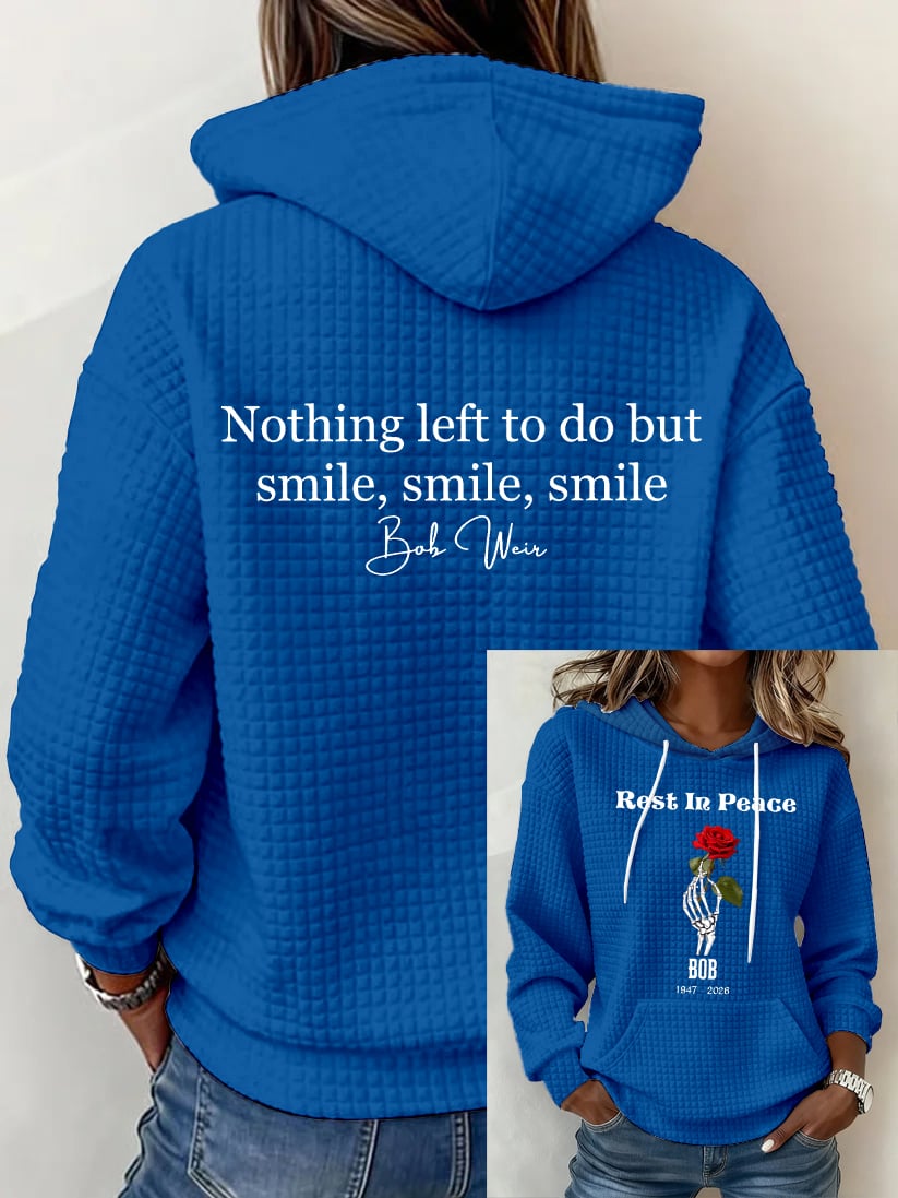 🔥Buy 3 Get 15% Off Women's Nothing Left To Do But Smile Smile Smile Print Casual Sweatshirt