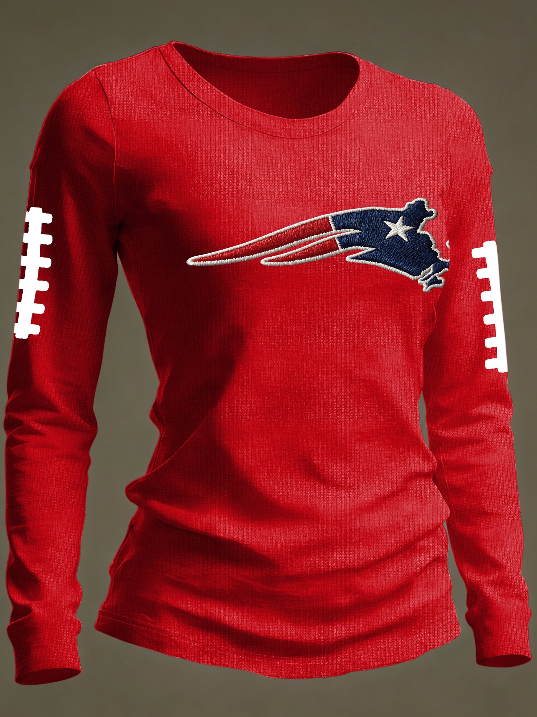 Women's Casual Print Long-Sleeve T-Shirt