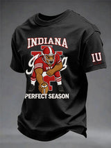 Men's Football Printed Casual T-shirt