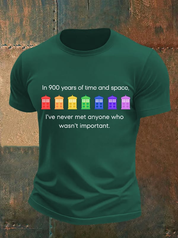 Men's Pride Rainbow Police Box , LGBT Pride Month T-shirt