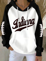 Women's Football Printed Sweatshirt