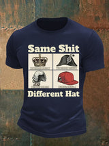 Men's Same Shit Different Hat FDT Print  T-Shirt