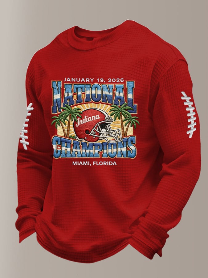 Men's Football Printed Casual Top