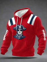 Men's Football Print Sweatshirt