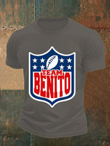 Men's  Team Benito Puerto Rico Print Casual Tee