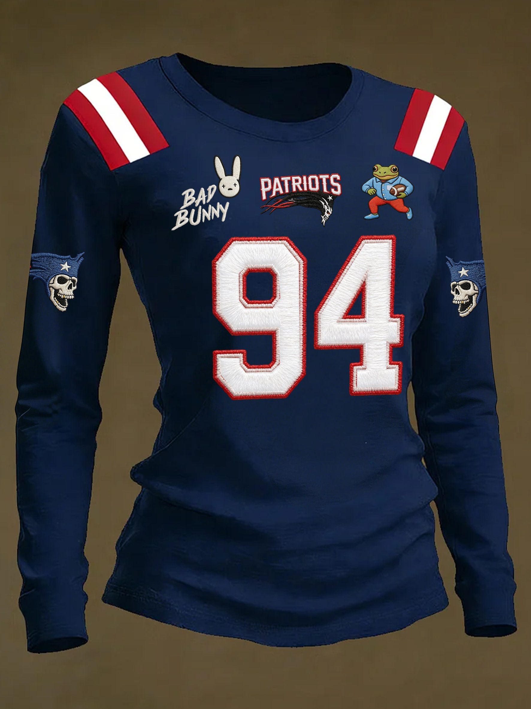 Women's Football Long Sleeve Shirt