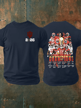 Men's  Football  Print  T-Shirt