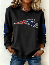 Women's Football print  Sweatshirt