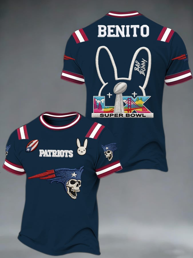 Men's Puerto Rico Print Casual T-shirt