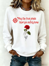 🔥Buy 3 Get 15% Off Women's Commemorative Bob Weir Print Sweatshirt