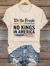 🔥Buy 3 Get 15% Off🔥Women's Fashion Casual American Kingless Print T-Shirt