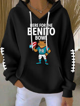 Women'S Rugby Casual Hoodie Sweatshirt