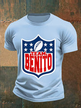 Men's  Team Benito Puerto Rico Print Casual Tee