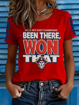 Women's Football Print T-shirt